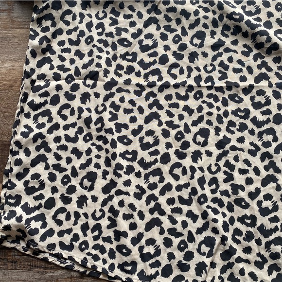 Shein Cheetah Print Puff Sleeve Shirt - Picture 7 of 7